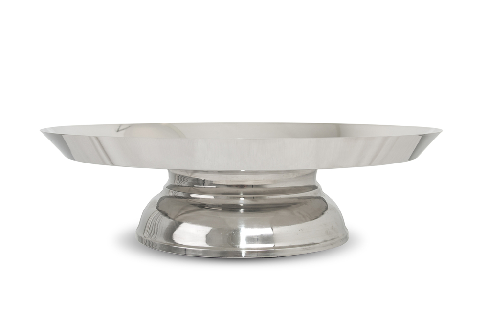 Single Wall Convox Tray with Base, Middle Round Etching