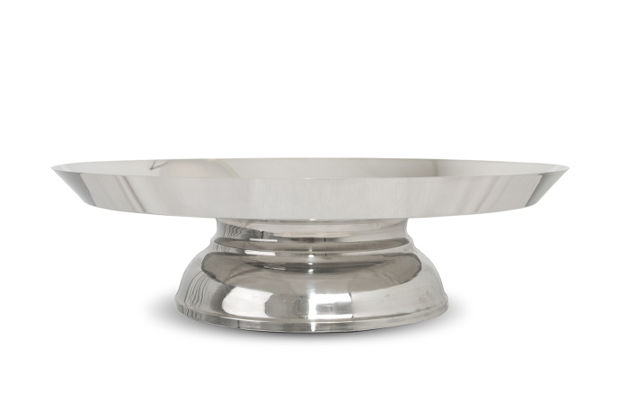 Single Wall Convox Tray with Base, Middle Round Etching
