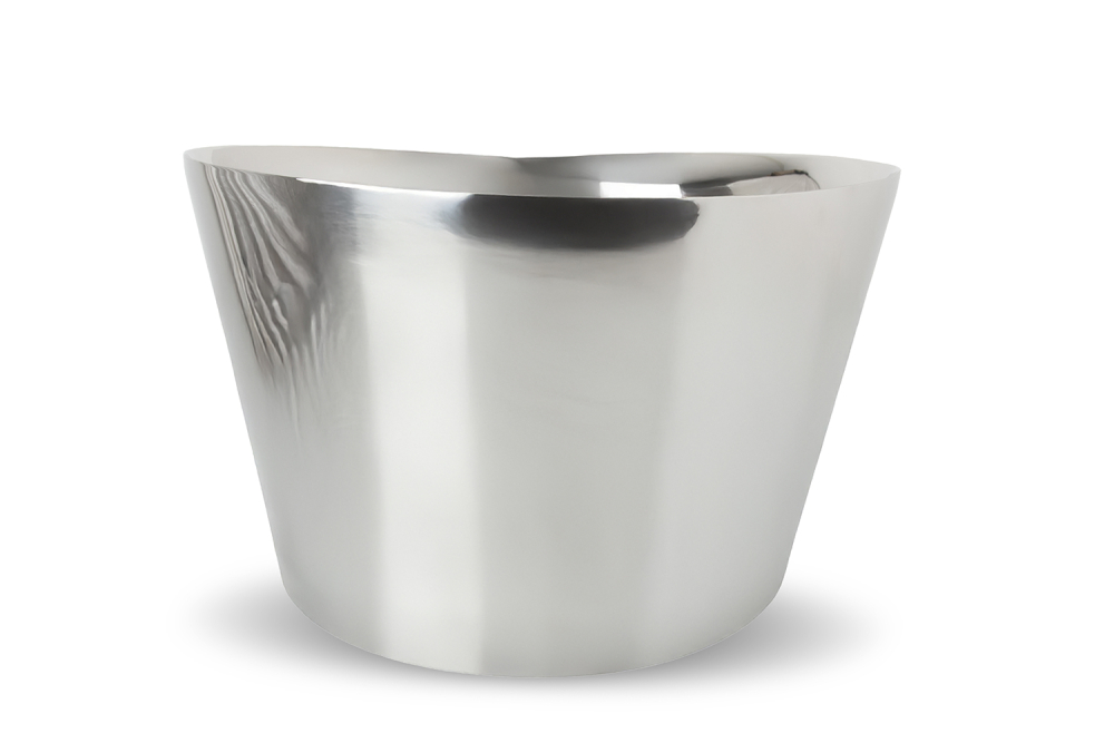 Double Walled Oval Big Pedestal Tub, Plain – 59 cm