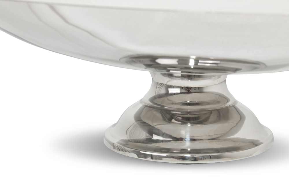 Double Wall Round Design Foil Tray with Base