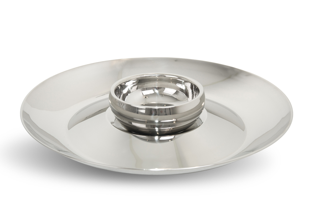 Single Wall Chip and Dip with Double Wall Bowl