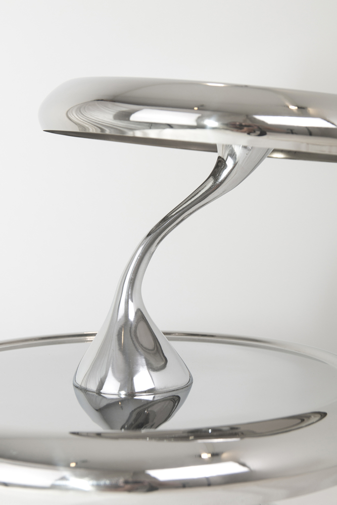 Single Wall 2-Tier Cake & Cookies Stand with Curved Rod