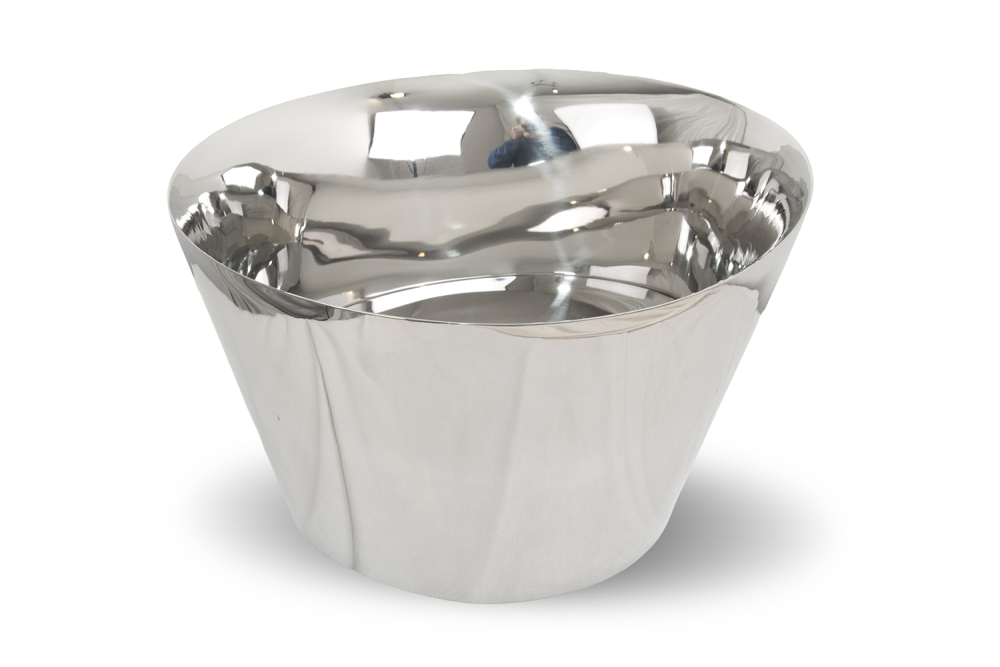 Double Walled Oval Big Pedestal Tub, Plain – 51 cm